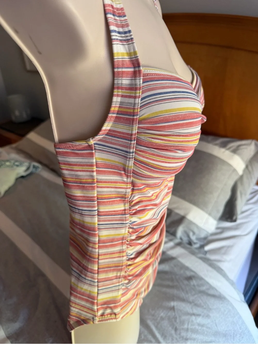 Women’s Stripe One-Piece Swimsuit in Pastel Multi New size 6